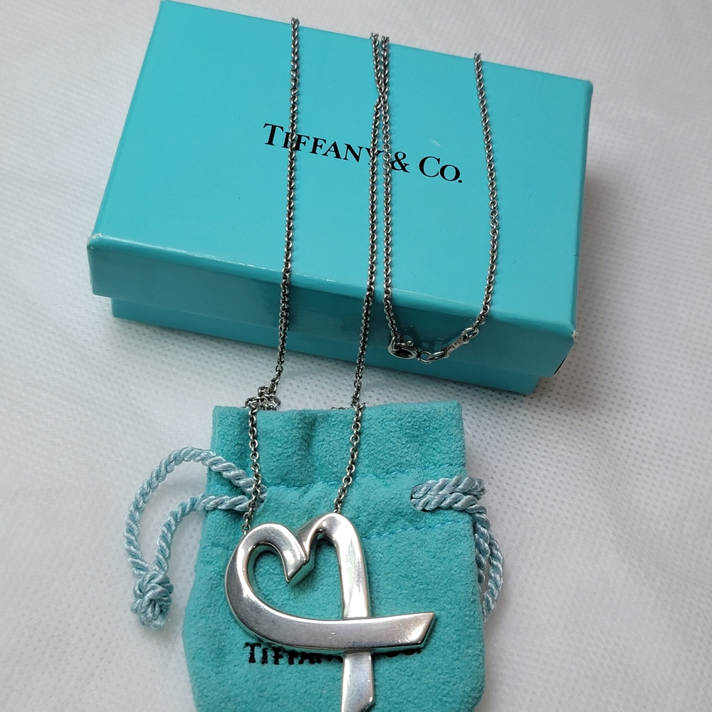 Tiffany & Co. Silver Heart Necklace